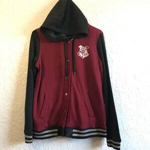 Harry Potter button up jacket with hoodie